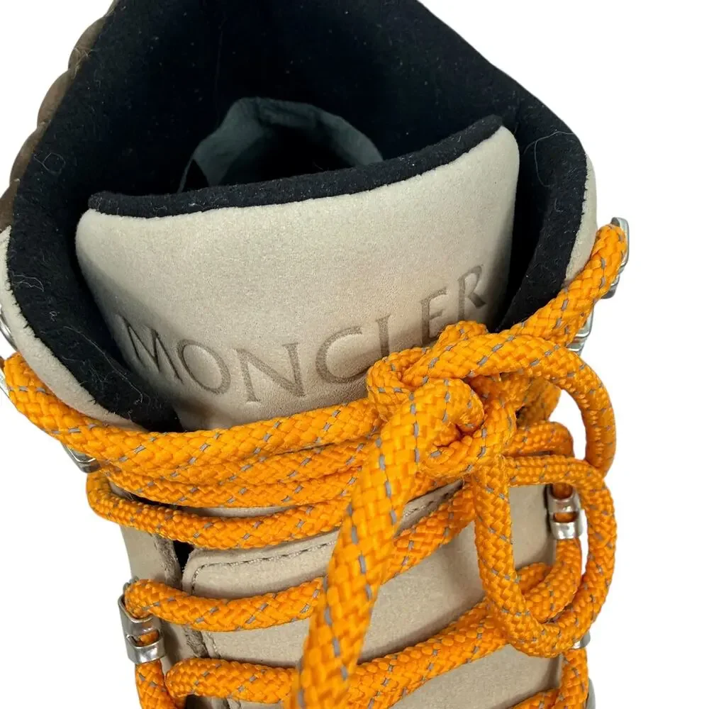 Moncler Trailgrip GTX High Hiking Boots Gore-Tex Beige Size 39